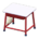 School Desk's White & Red variant
