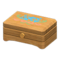 Wooden Music Box (Light Wood - Blue Flowers) NH Icon.png