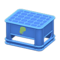Bottle Crate (Blue - Pear) NH Icon.png