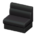 Box Sofa's Black variant