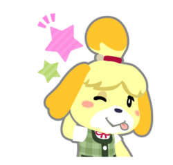 Isabelle LINE Animated Sticker.png