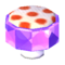 Polka-Dot Stool (Amethyst - Red and White) NL Model.png