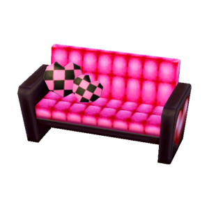 Lovely Love Seat (Pink and Black - Pink and Black) NL Model.png