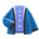 Quilted Jacket's Blue variant