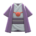 Edo-period merchant outfit's Purple variant
