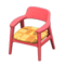 Nordic Chair (Red - Orange) NH Icon.png