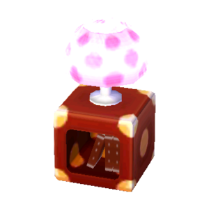 Polka-Dot Lamp (Cola Brown - Peach Pink) NL Model.png