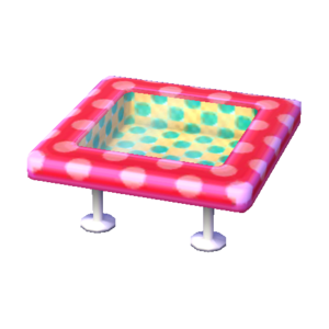 Polka-Dot Table (Peach Pink - Melon Float) NL Model.png