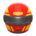 Racing helmet's Red variant