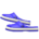 Slip-on sandals's Navy blue variant