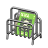 tubular magazine rack