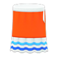 Colorful Skirt (Orange) NH Storage Icon.png