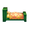 green bed