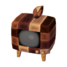 Modern wood TV