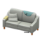 Sloppy Sofa (Gray - Dark Green) NH Icon.png