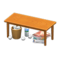 Sloppy Table (Natural Wood - Travel) NH Icon.png