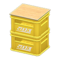 Stacked Bottle Crates (Yellow - White Logo) NH Icon.png