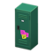 Upright Locker (Green - Notes) NH Icon.png