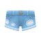 Worn-Out Cutoffs (Light Blue) NH Icon.png