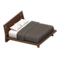 Artful Bed (Dark Wood - Black) NH Icon.png