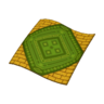 Green rug