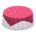 Large Covered Round Table's Berry Red variant