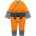 Ninja costume's Orange variant