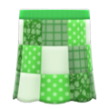 Patchwork Skirt (Green) NH Icon.png