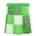 Patchwork skirt's Green variant