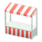 Stall (White - Red Stripes) NH Icon.png