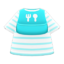 Tee with Silicone Bib (Baby Mint) NH Icon.png