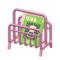 Tubular Magazine Rack (Pink - Design Magazine) NH Icon.png
