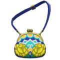 Asian-Style Clasp Purse (Blue) NH Icon.png