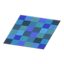 blue blocks rug