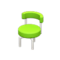 Cool Chair (White - Lime) NH Icon.png