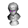 creepy statue