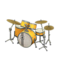 Drum Set (Golden Yellow - Vintage Logo) NH Icon.png