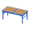 Outdoor Table (Blue - Dark Wood) NH Icon.png