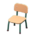 School Chair's Beige & Green variant