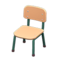 School Chair (Beige & Green) NH Icon.png