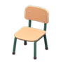 School Chair (Beige & Green) NH Icon.png