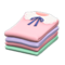 Stack of Clothes (Lace-Collar Shirts) NH Icon.png