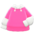 Tee-parka combo's Pink variant