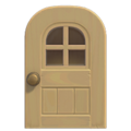 Beige Windowed Door (Round) NH Icon.png