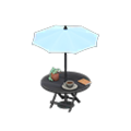 Bistro Table (Black - Light Blue) NH Icon.png