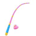 Colorful Fishing Rod (Pink) NH Icon.png