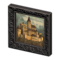Fancy Frame (Black - Landscape Oil Painting) NH Icon.png