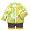 Leaf-Print Wet Suit (Yellow) NH Icon.png