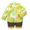 Leaf-print wet suit (New Horizons) - Animal Crossing Wiki - Nookipedia