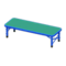 Outdoor Bench (Blue - Green) NH Icon.png
